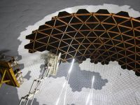 Planet&aacute;rium s dřevěnou konstrukc&iacute;