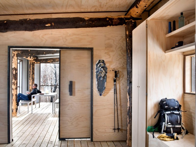 srub fénix pohled z vnitřního prostoru